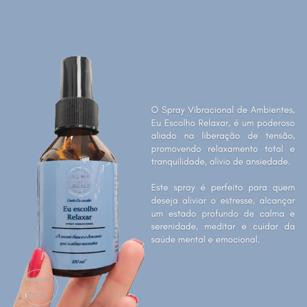 Spray Vibracional de Ambientes, Eu Escolho Relaxar - Imagem 2