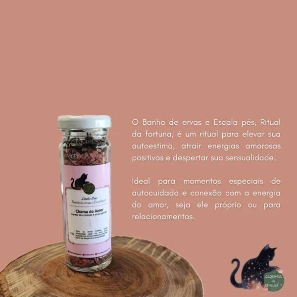 Banho e escalda pés – Linha Duo: Chama do Amor - Imagem 3