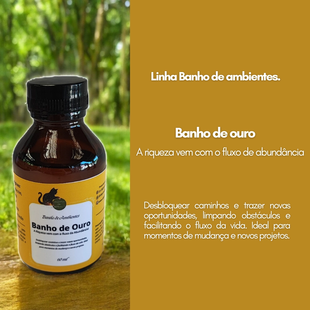 Banho de Ambientes – Linha: Banho de Ouro