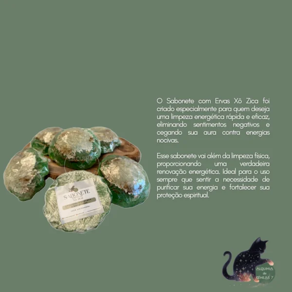 Sabonete com Ervas – Linha: Xô Zica - Imagem 4