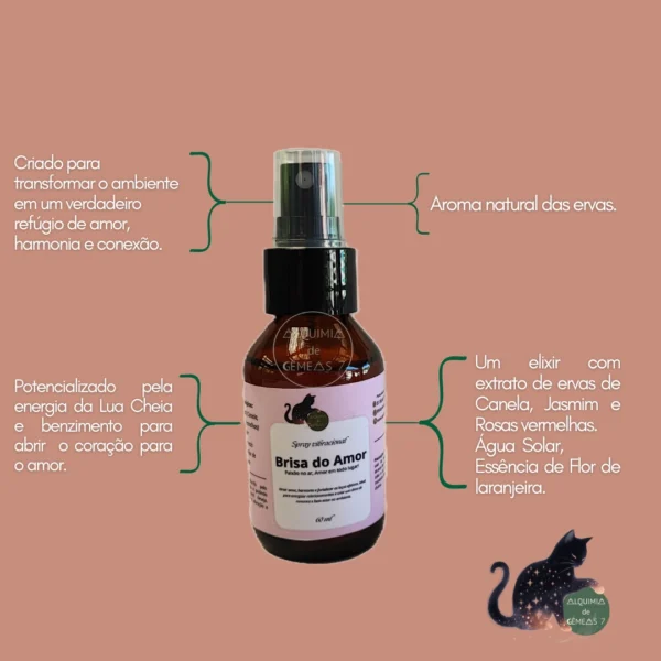 Spray vibracional de ambientes – Linha: Brisa do Amor - Imagem 3