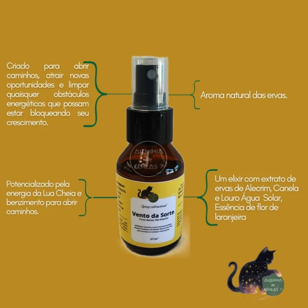 Spray vibracional de ambientes – Linha: Vento da Sorte - Imagem 3
