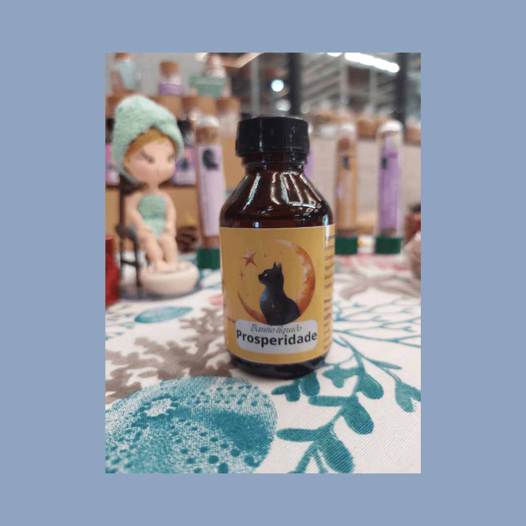 Banho liquido corporal prosperidade